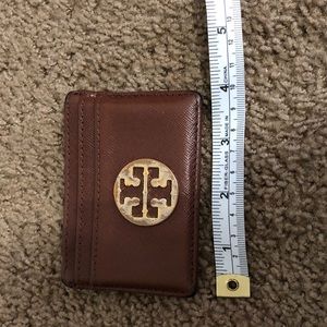 Tory Burch brown cards wallet
